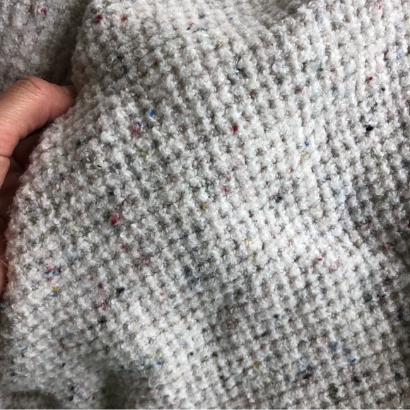 Old Navy confetti knit sleeveless waterfall cardigan sweater - Picture 3 of 5